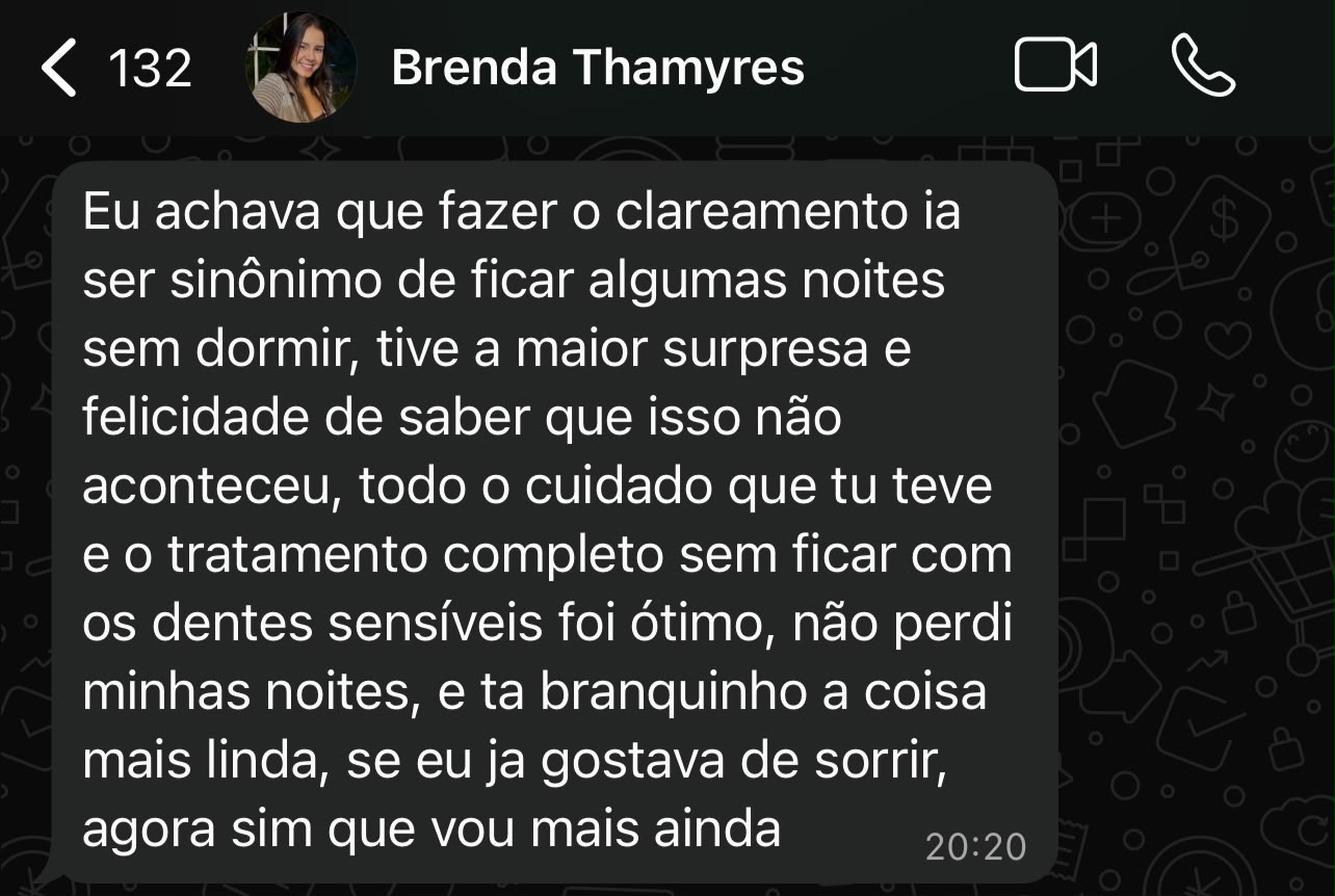 Depoimento de Brenda Thamyres
